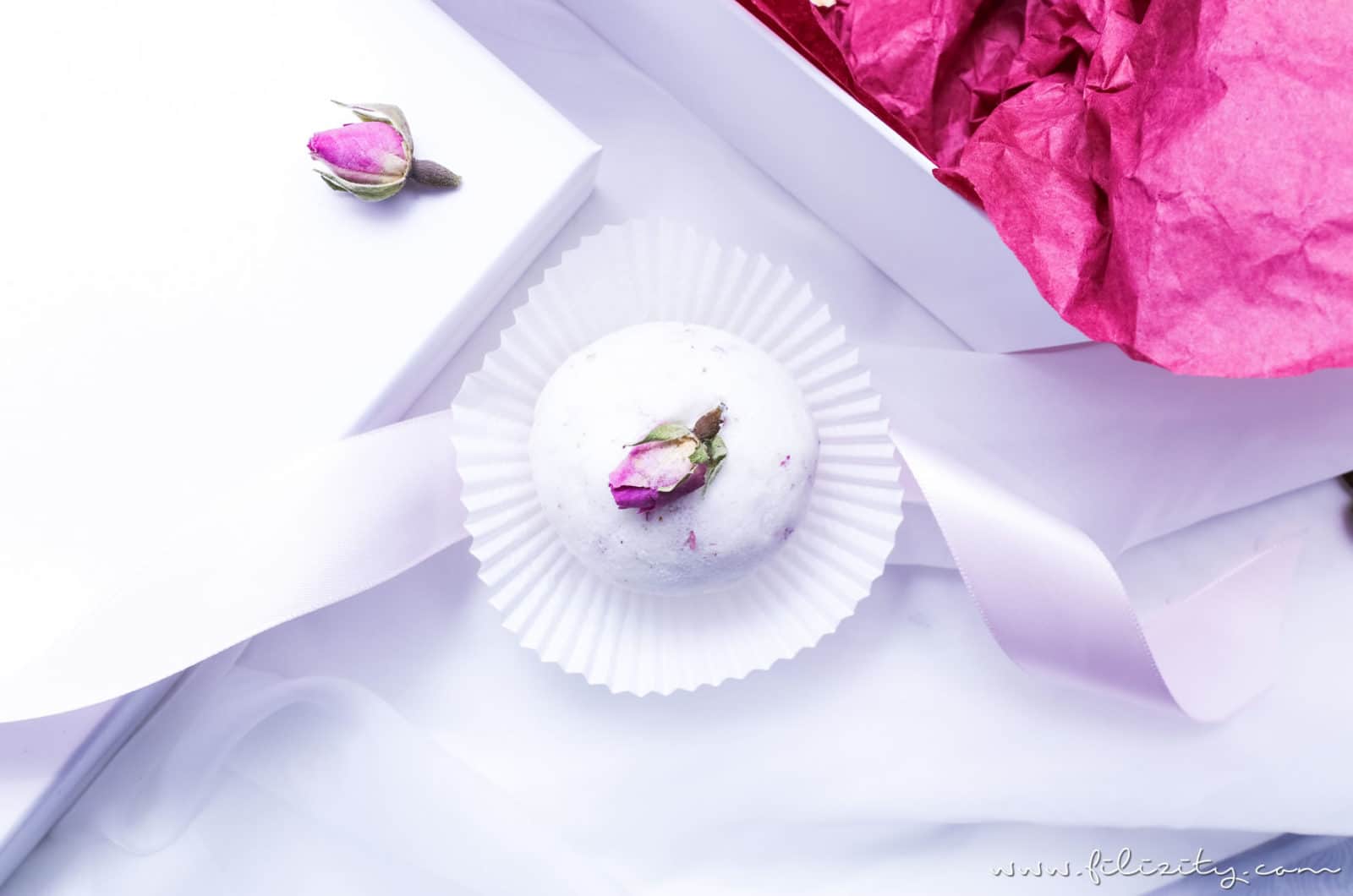 DIY Badebomben mit Rosen