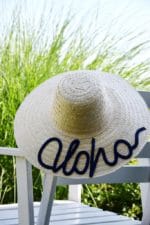 DIY: Strohhut mit Schrift aus Schnürsenkeln – IKEA Fashion Hack