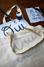 DIY – Stoffbeutel selbst beschriften