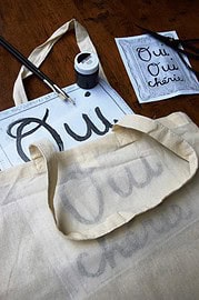 DIY – Stoffbeutel selbst beschriften