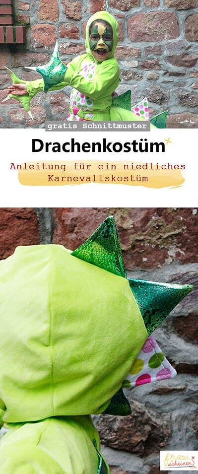 Drachen Kostüm selbernähen