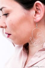 DIY Ohrringe mit Gesichtern