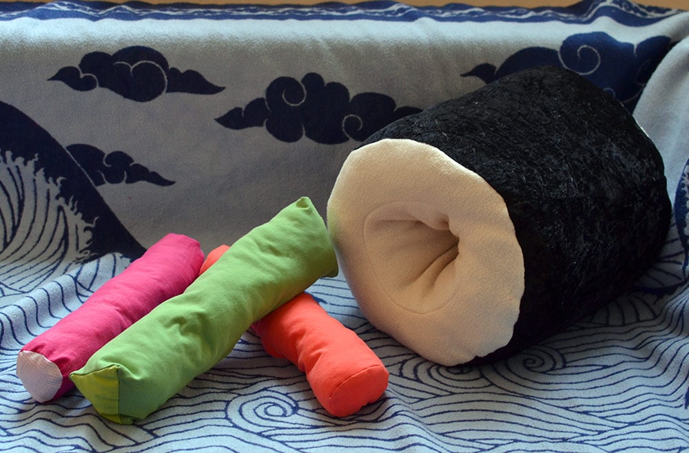 Nähanleitung: Maki-Sushi-Kissen