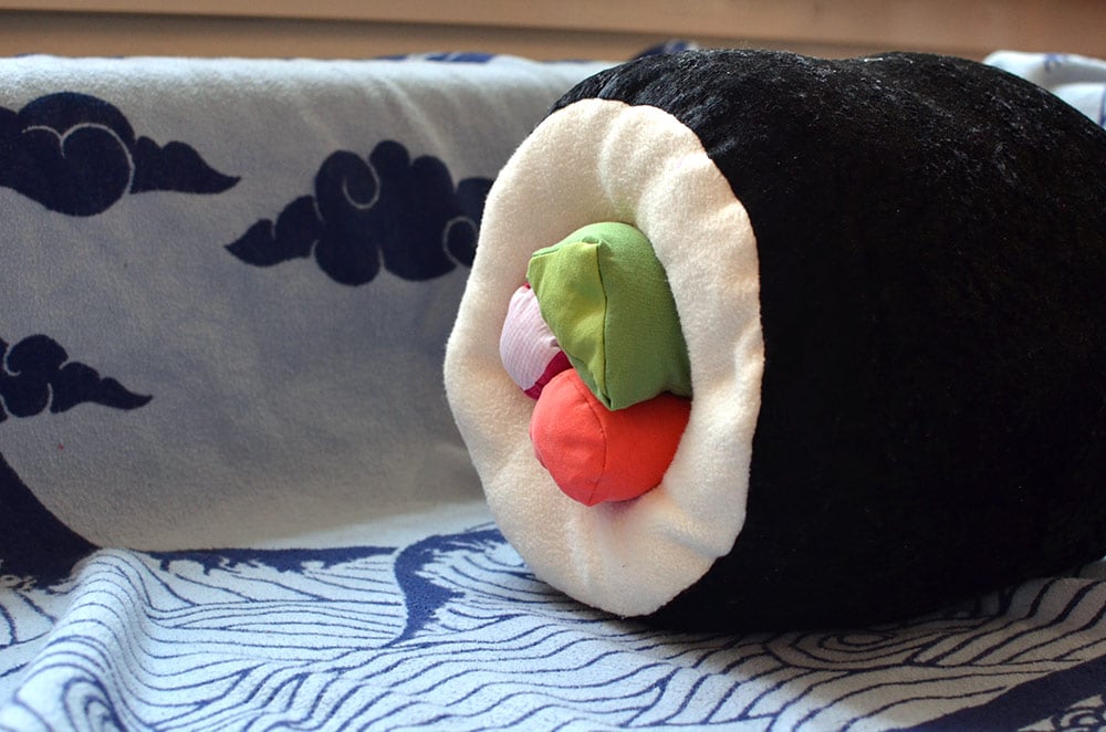 Nähanleitung: Maki-Sushi-Kissen
