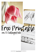 Federhaftes für Euch {Free Printable}