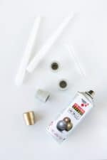 DIY Kerzenhalter aus Baumarktutensilien