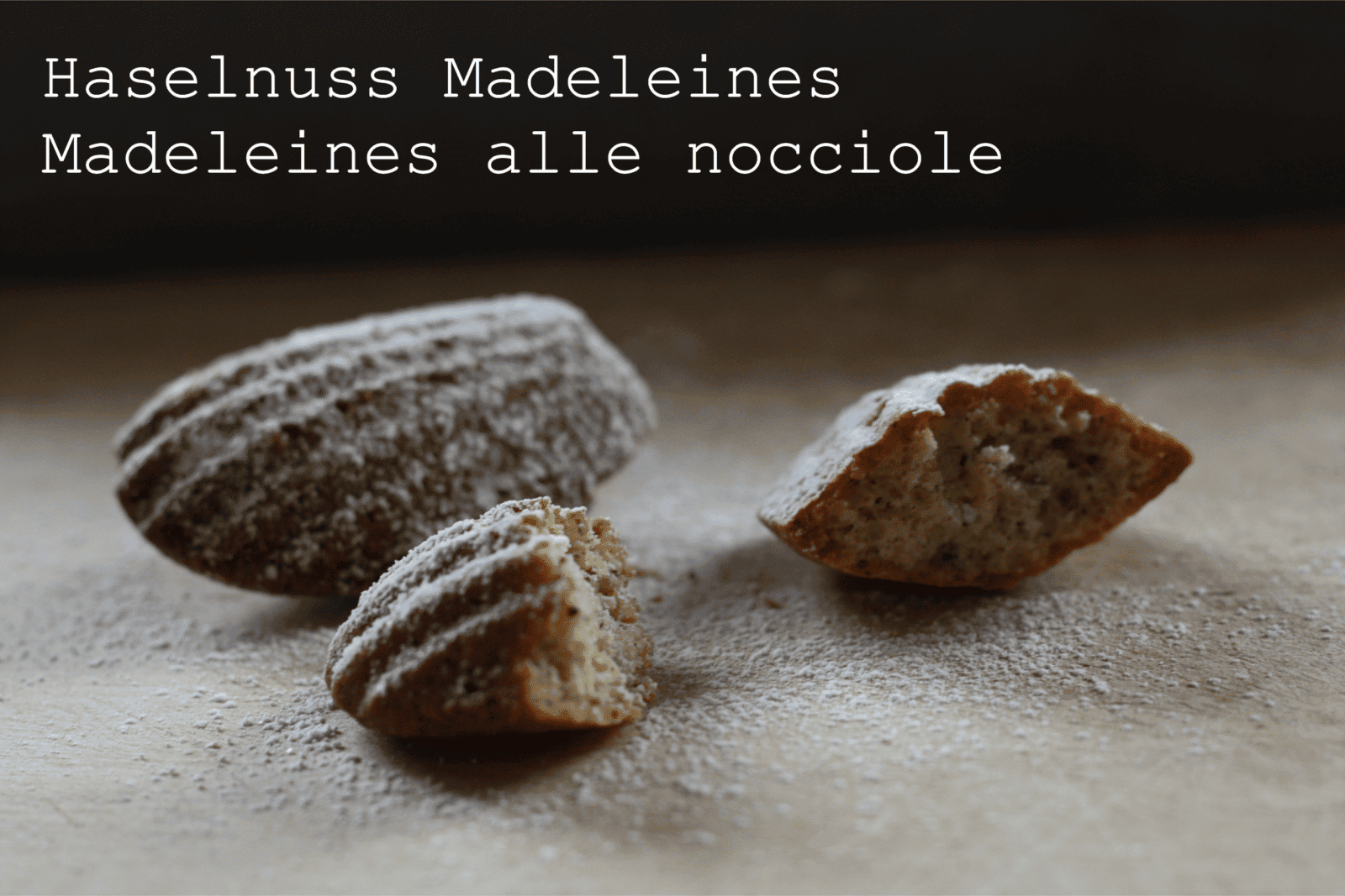 Haselnuss Madeleines