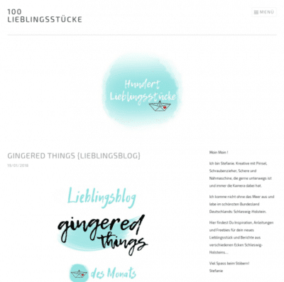 100 Lieblingsstücke - DIY-Inspiration für dein neues Lieblingsstück und mehr...