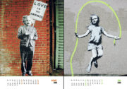 Streetart Wandkalender Banksy