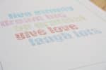 live simply – dream big {Free Printable}
