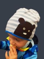 Nähanleitung: Kindermütze „Bruno Bär“