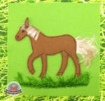 Pferdeschwanz für einen Pferdeschwanz – Fühlbuch für Kleinkinder