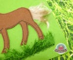 Pferdeschwanz für einen Pferdeschwanz – Fühlbuch für Kleinkinder