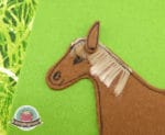 Pferdeschwanz für einen Pferdeschwanz – Fühlbuch für Kleinkinder