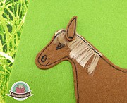 Pferdeschwanz für einen Pferdeschwanz – Fühlbuch für Kleinkinder