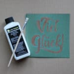 Glückwunschkarte veredelt mit Blattgold (Anleitung & Plotterfreebie „Viel Glück!“)
