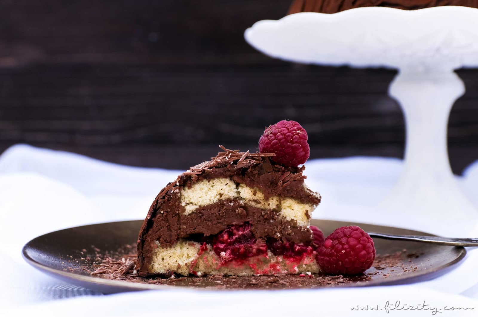 Himbeer-Trüffel-Torte
