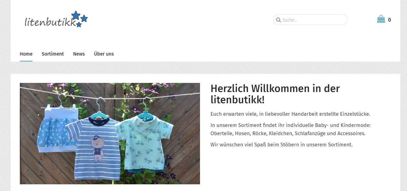 litenbutikk – Baby- und Kindermode