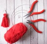 DIY Tassel-Ohrringe