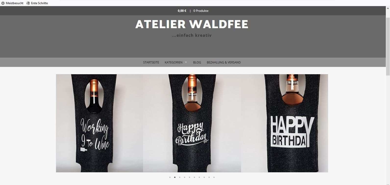 Onlineshop Atelier Waldfee…einfach kreativ