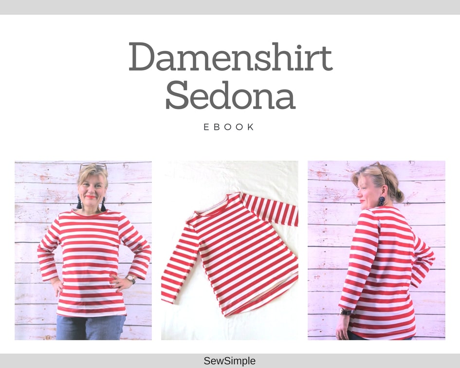 Schnittmuster: Damenshirt Größe 34 – 60 nähen
