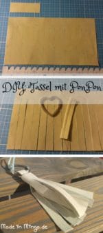 DIY : Taschenanhänger selber machen, Quasten & Tasseln