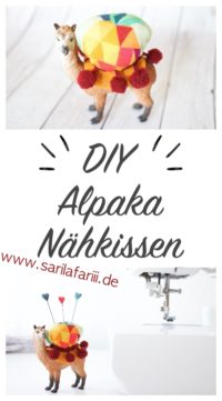 DIY: süßes Alpaka-Nähkissen