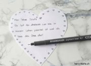 DIY Geschenk zum Valentinstag: Warum ich dich liebe
