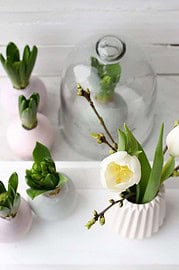 DIY – Hyazinthen in Wachs – Frühlingsdeko in Pastell