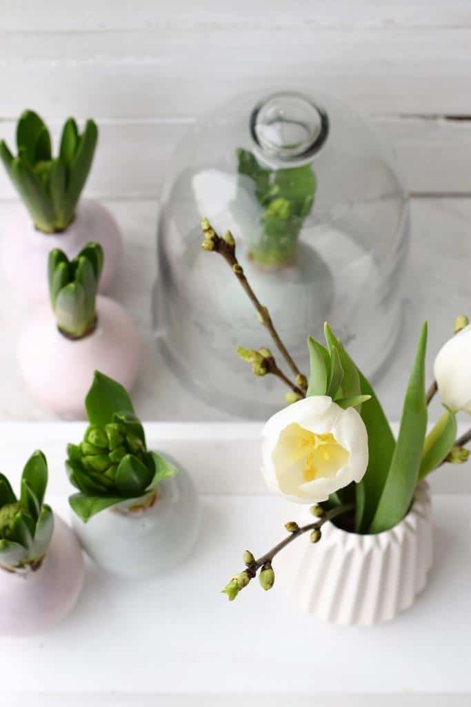 DIY – Hyazinthen in Wachs – Frühlingsdeko in Pastell