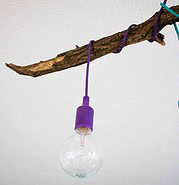 DIY-Lampe mit Ast