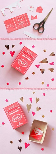DIY Streichholzschachtel zum Valentinstag basteln *FREE PRINTABLE*