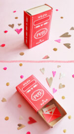 DIY Streichholzschachtel zum Valentinstag basteln *FREE PRINTABLE*