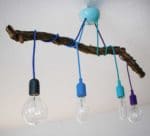 DIY-Lampe mit Ast