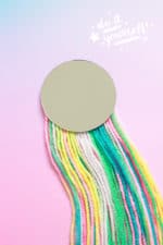 DIY DEKO-SPIEGEL MIT FRANSEN / FRINGE MIRROR