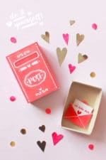 DIY Streichholzschachtel zum Valentinstag basteln *FREE PRINTABLE*