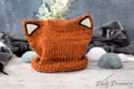 superniedliche Fuchsmütze einfach selber stricken – für Anfänger geeignet