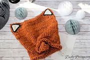 superniedliche Fuchsmütze einfach selber stricken – für Anfänger geeignet