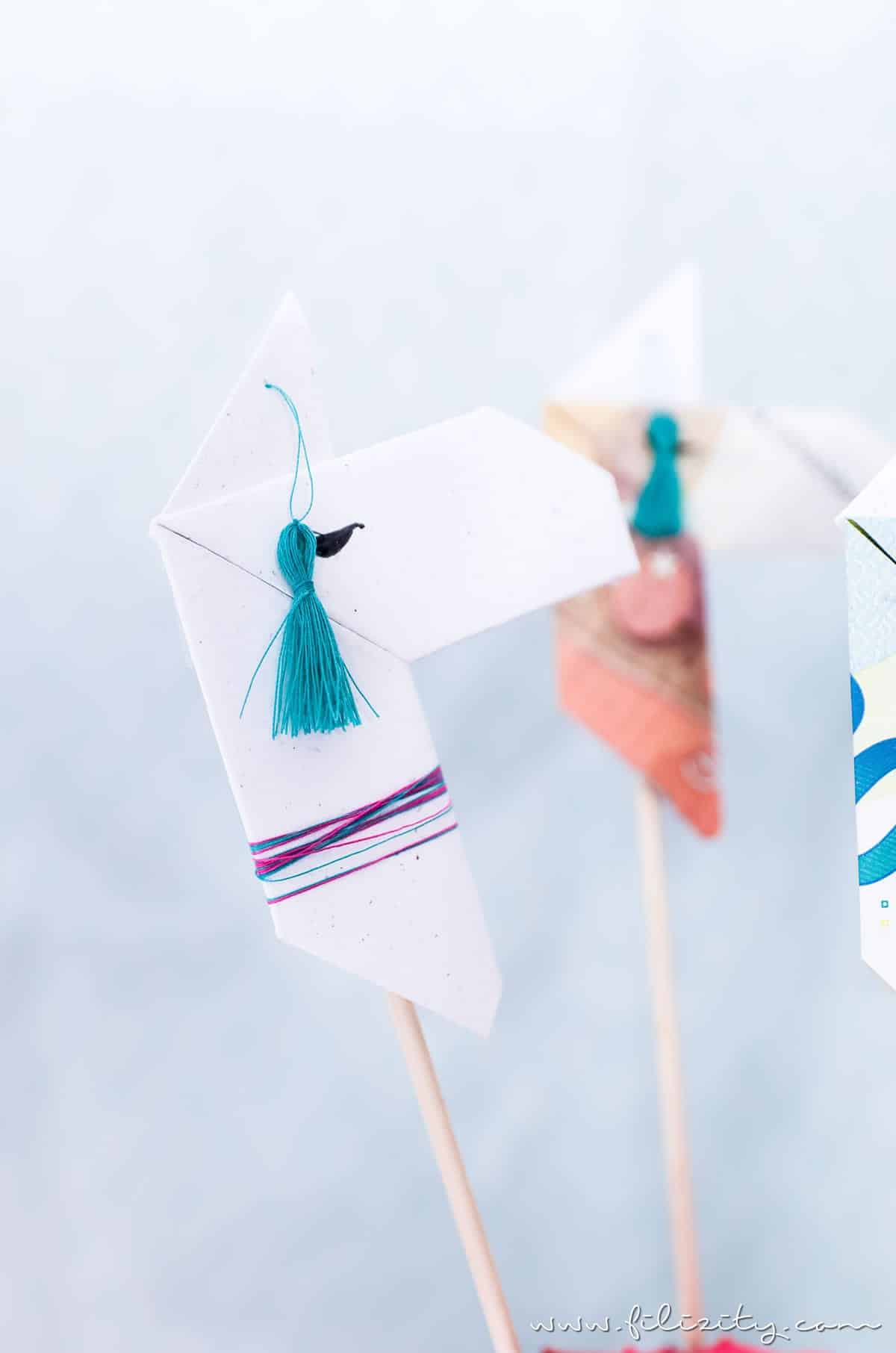 Geldgeschenk Origami Lamas