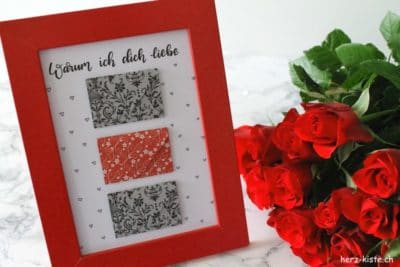 DIY Geschenk zum Valentinstag: Warum ich dich liebe
