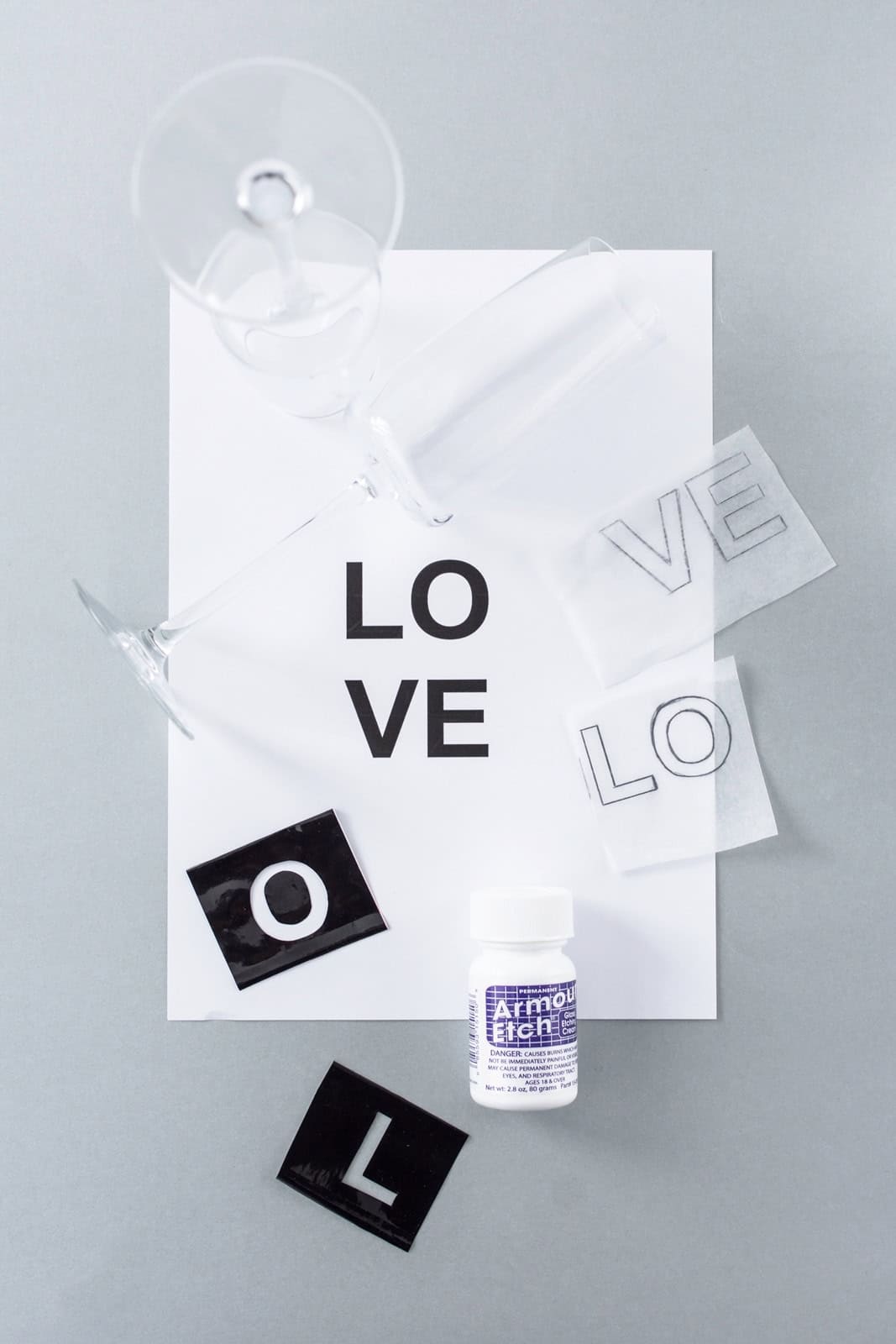 Tolle Geschenkidee: Gläser mit Etching Creme personalisieren