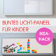 Lichtpaneel fürs Kinderzimmer: DIY-Wanddeko