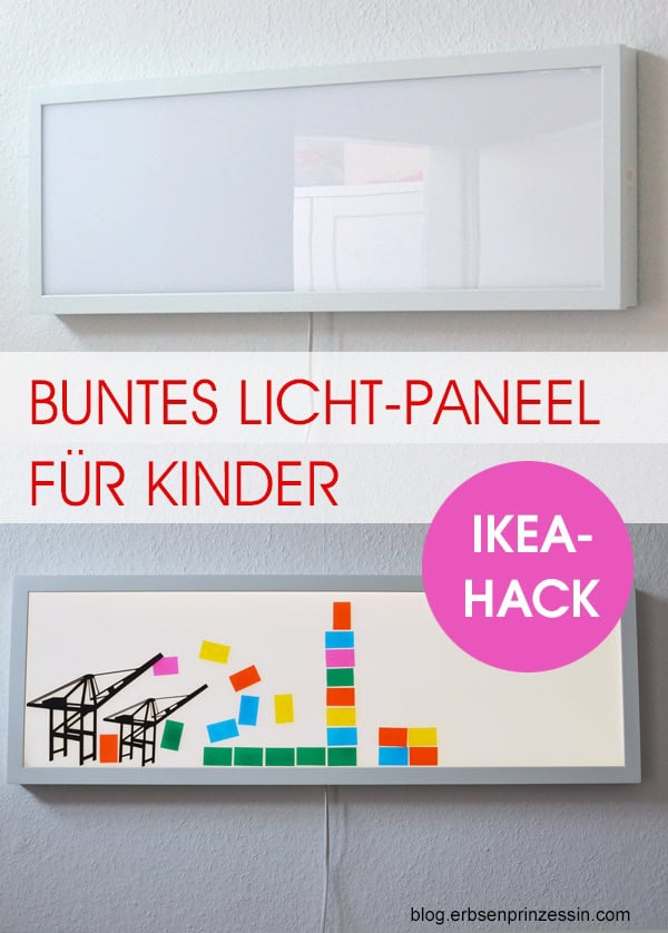 Lichtpaneel fürs Kinderzimmer: DIY-Wanddeko