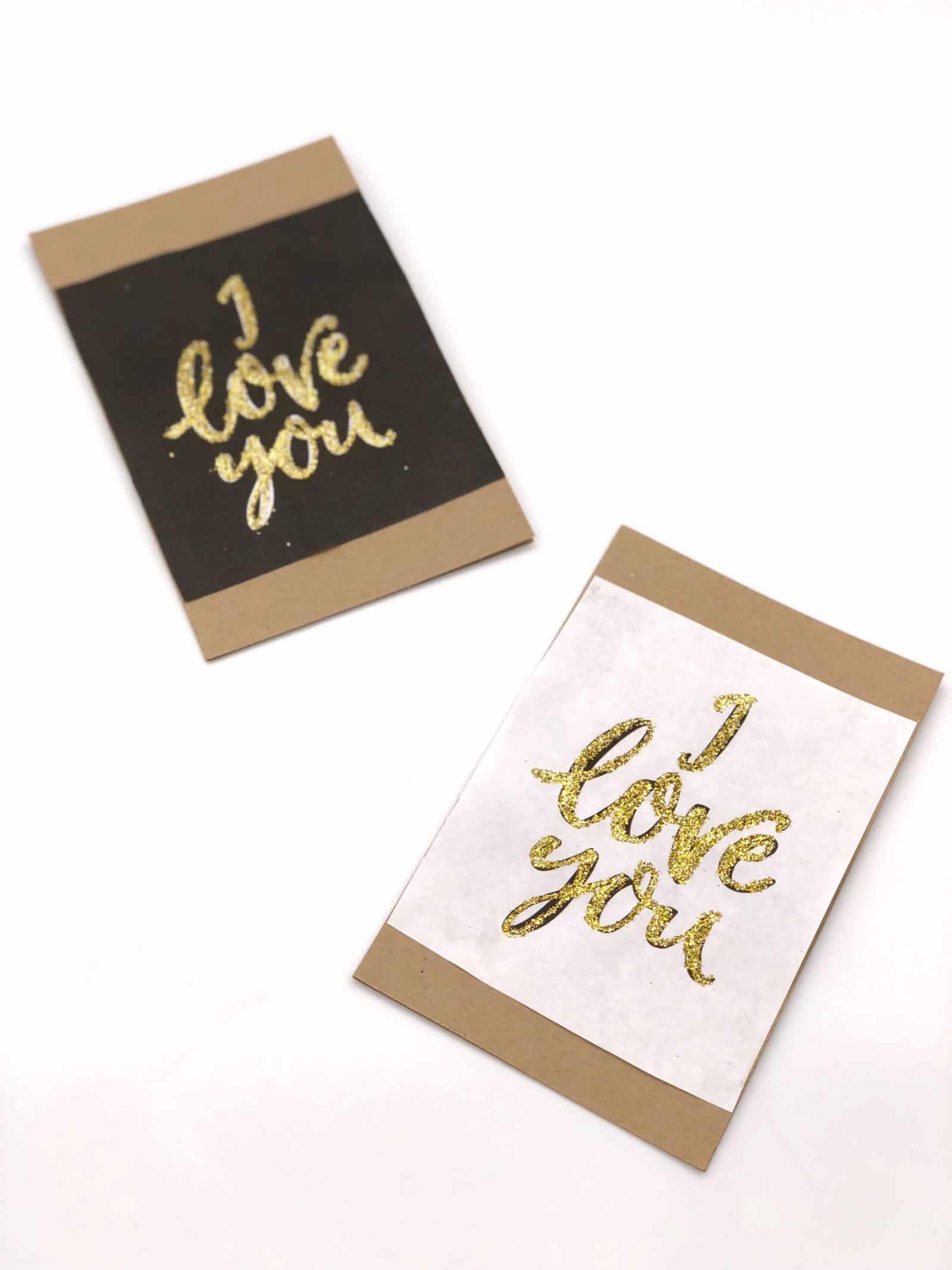 Last Minute Karte zum Valentinstag