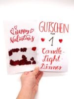 Karten zum Valentinstag selber machen