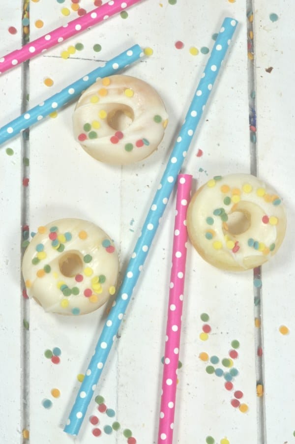 Eisschokolade mit Mini-Donuts