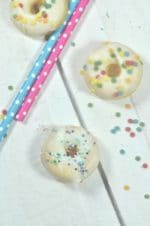 Eisschokolade mit Mini-Donuts