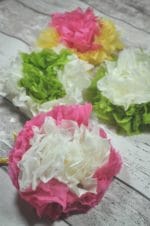 Papierblumen basteln mit Schritt für Schritt Anleitung