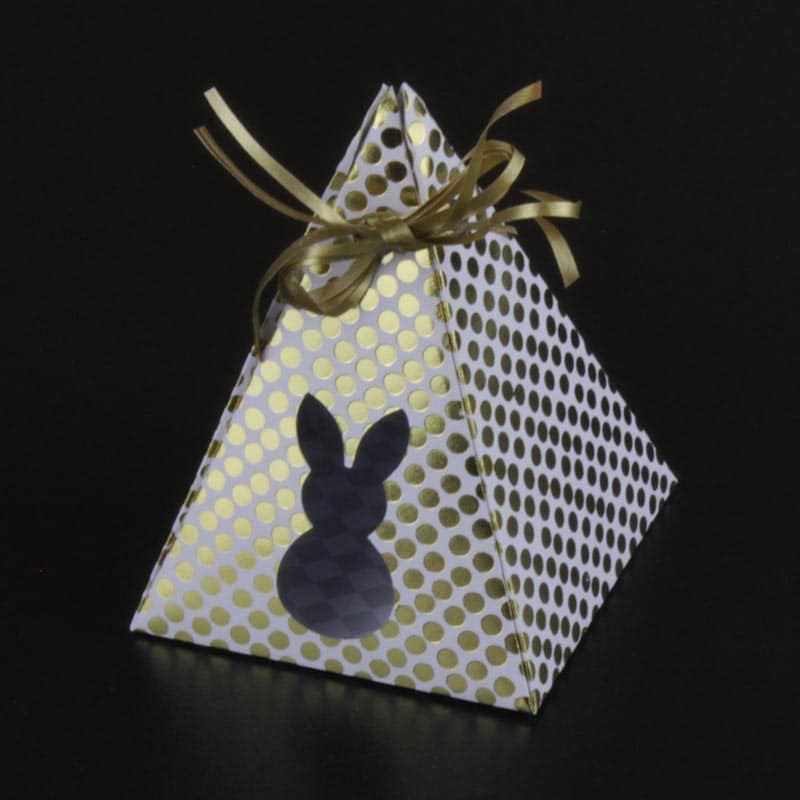 Pyramiden-Geschenkverpackung [Plotterfreebie & Bastelvorlage]