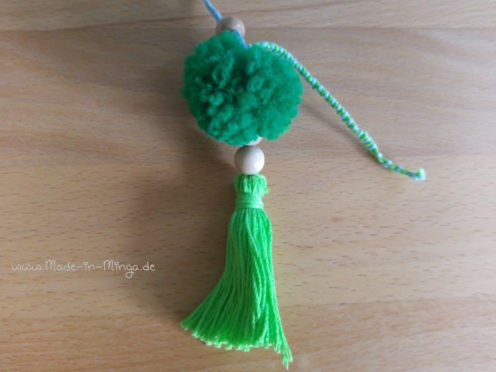 DIY : Taschenanhänger selber machen, Quasten & Tasseln